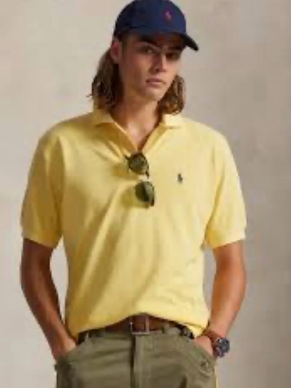 Polo By Ralph Lauren Vintage Short Sleeve Polo Shirt | Yellow | Size XX-Large